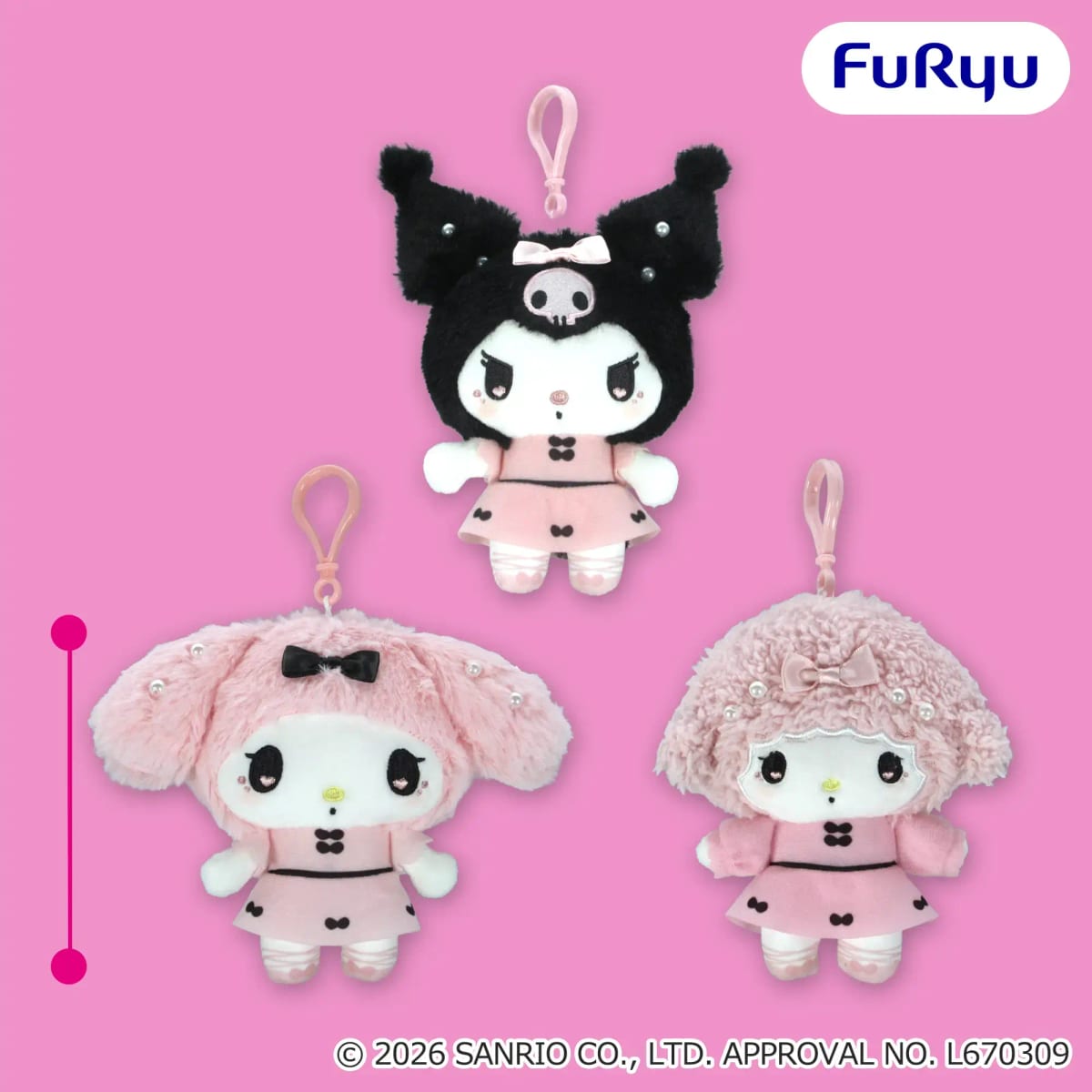 サンリオキャラクターズ ロマンティックガーリーくりっぴぃ ぬいぐるみ